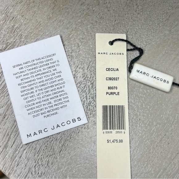 Marc Jacobs Stardust Cecilia Quilted Leather Studded Satchel - Picture 13 of 13